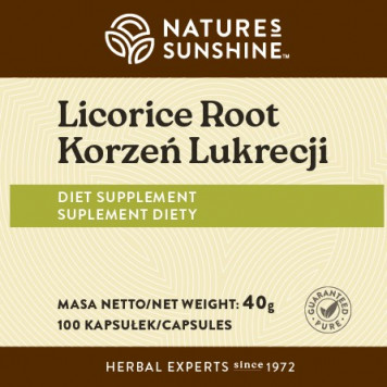 Suplemento dietético de raíz de regaliz NSP